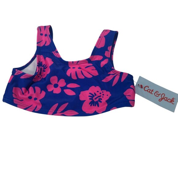 Cat And Jack Girl's Size 3T Swim Top Of A Two Piece Set Missing Bottom New - Picture 1 of 11